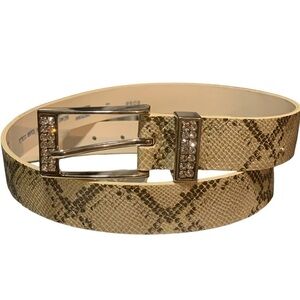 Buffalo Faux Python Rhinestone Belt